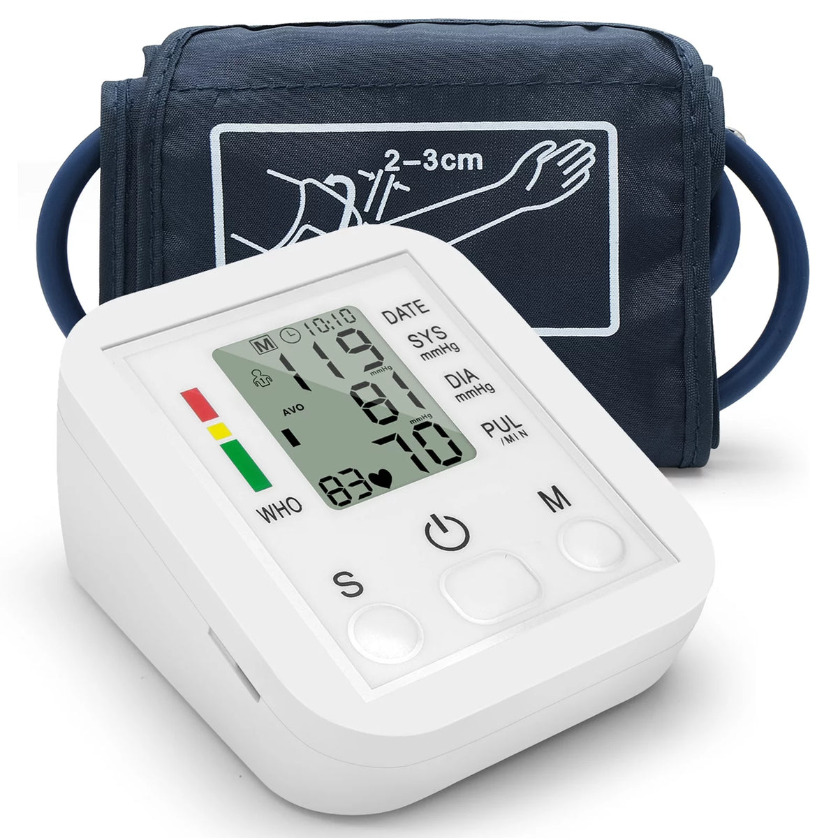 Household Arm Band Type Sphygmomanometer LCD Display P98909
