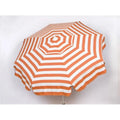 Orange and White Striped Acrylic Umbrella K492157