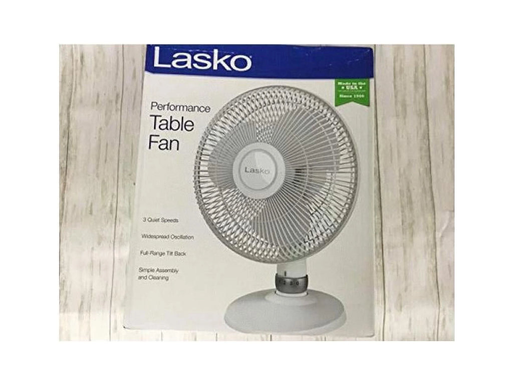 12" Table Fan, White R64453