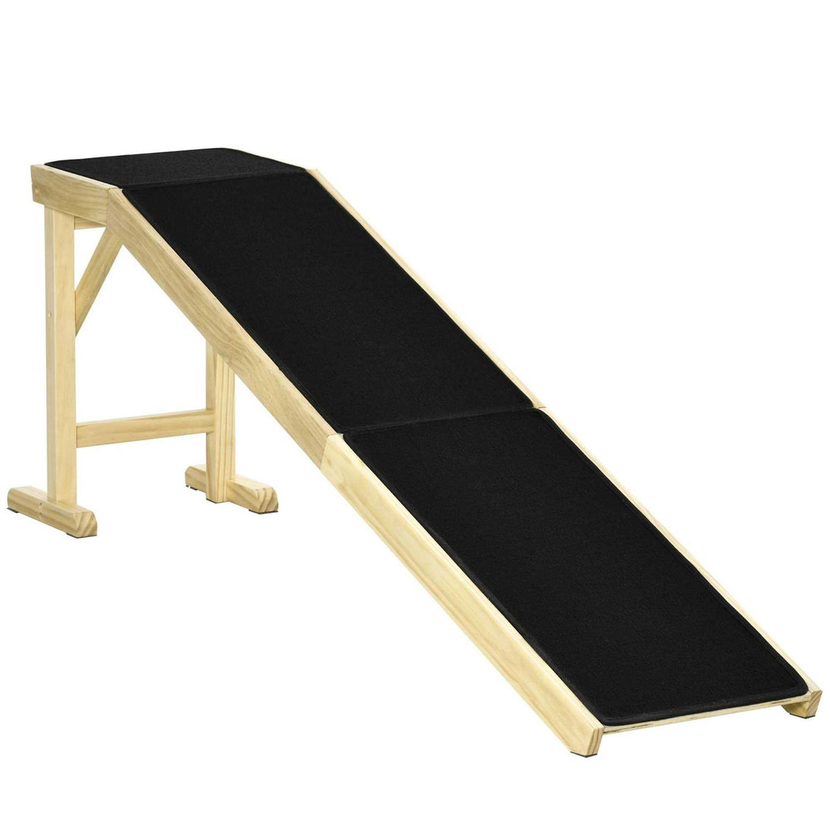 Dog Bed Ramp with Non-Slip Carpet N609