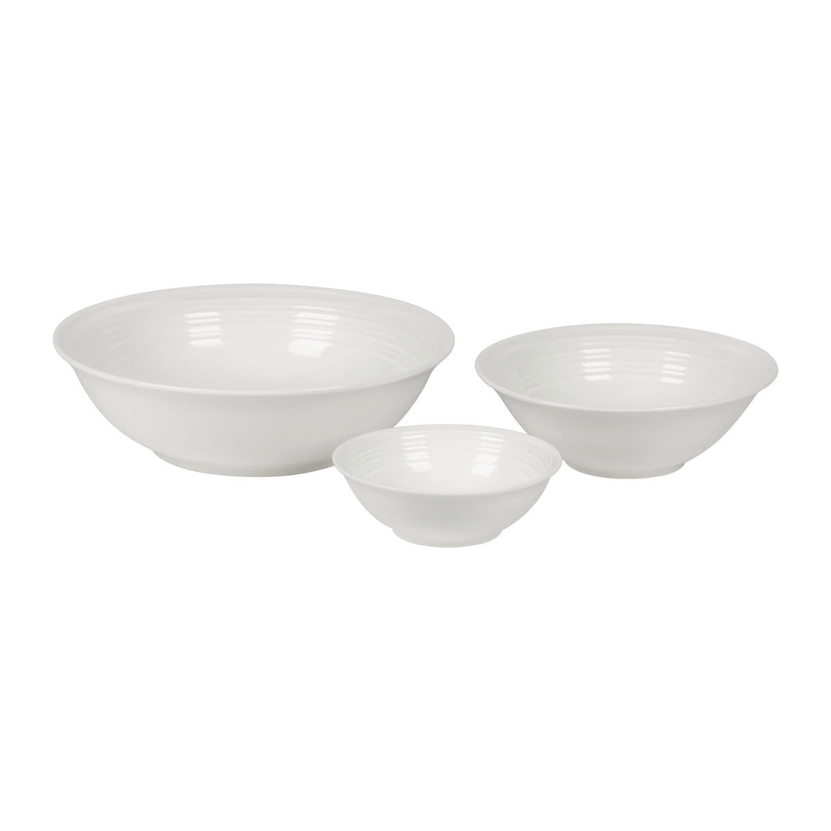 White 62-Piece Stoneware Dinnerware Set W788336