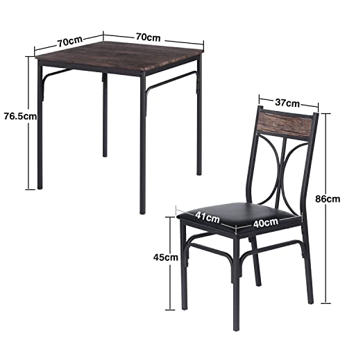 Kitchen Dining Table Set with 2 Chairs F588454