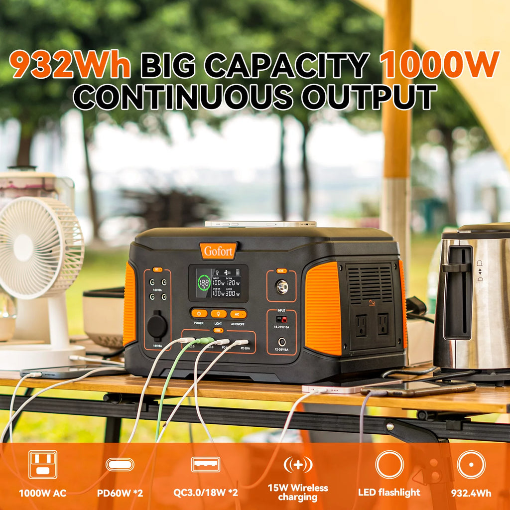 Portable Power Station 932Wh 1000W S276