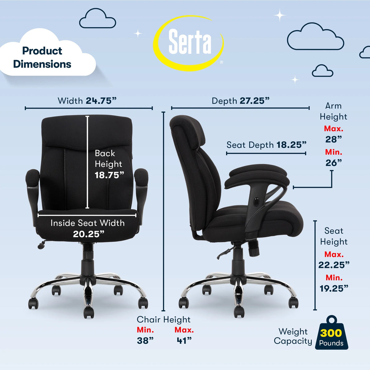 Dark Gray Task Office Chair F668053