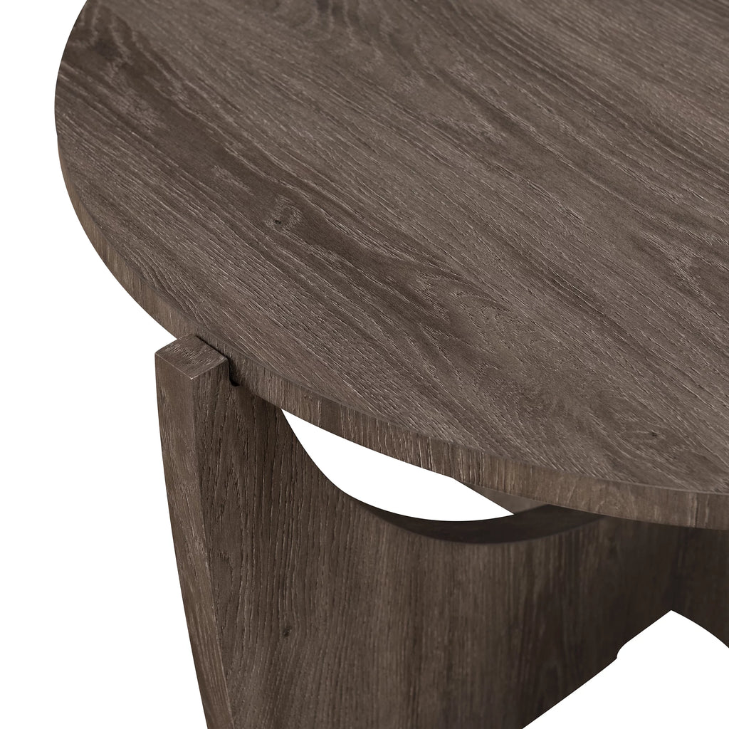 28" Modern Glam Arch-Base Coffee Table T410278