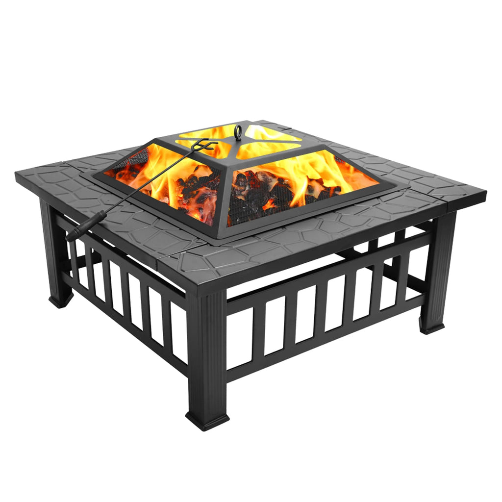 19 inch Stainless Steel Wood Burning Fire Pit V389386